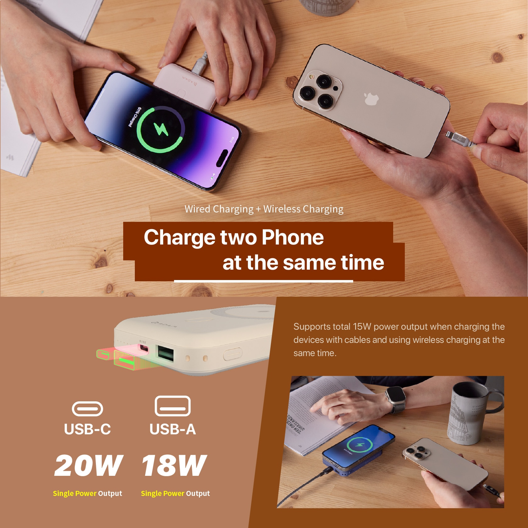 ADAM elements GRAVITY C2 Magnetic Wireless Charging Power Bank